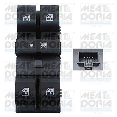 Switch, window regulator